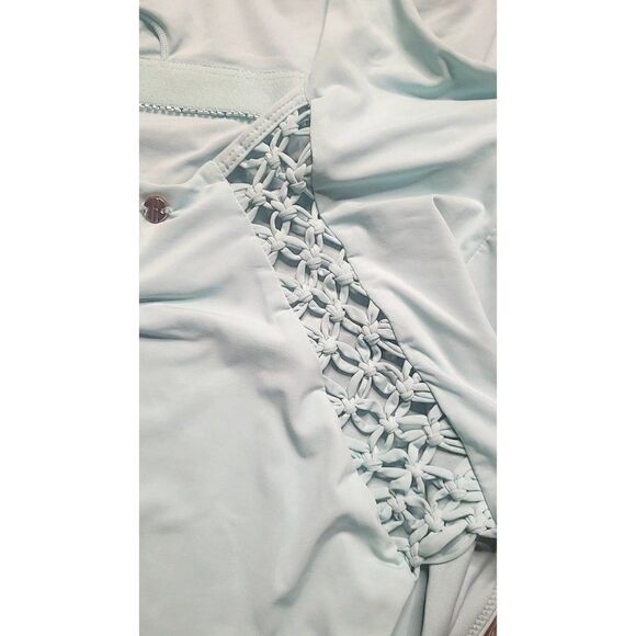 Radio Fiji High-cut Braided Cheeky One Piece Swimsuit Women's Size Large - Picture 7 of 7